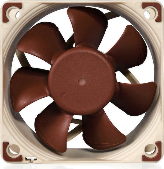 Noctua NF-A6x25 Case Fan 60mm 3000rpm 17.19cfm Without LED Lighting And 4-Pin PWM Connection Brown