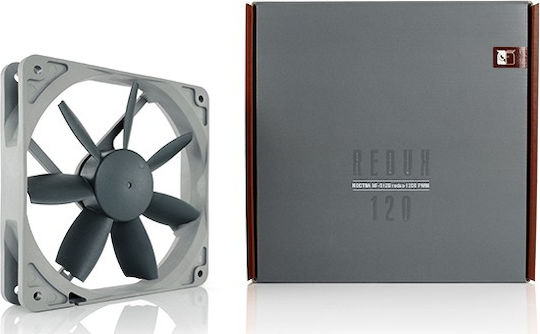Noctua NF-S12B redux-1200 Case Fan (1200rpm / 59.21cfm) Without LED Lighting And 3-Pin Gray Connection