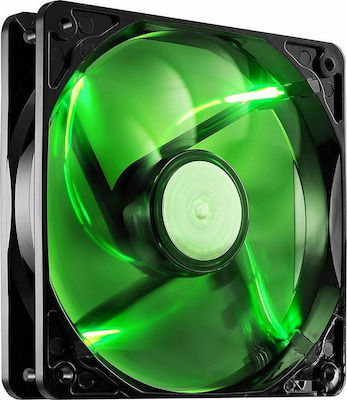 CoolerMaster SickleFlow 120 3-Pin / 4-Pin Molex Green Lighting Case Fan