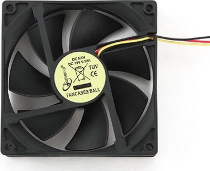 Gembird Gehäuselüfter 3 Gehäuselüfter 120mm (2500rpm / 24.8cfm) Ohne LEDs Beleuchtung und Verbindung 3-polig