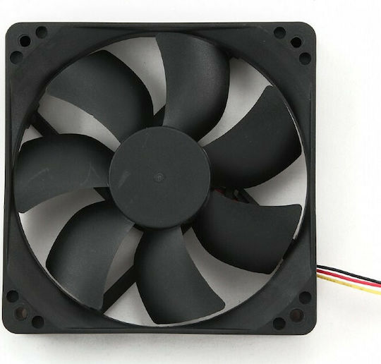 Gembird Gehäuselüfter 3 Gehäuselüfter 120mm (2500rpm / 24.8cfm) Ohne LEDs Beleuchtung und Verbindung 3-polig