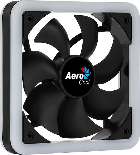 Aerocool Edge 14 Ventilator Pentru Carcasă 140mm (1200rpm / 35.4cfm) cu Iluminare ARGB și Conexiune 6 Pini