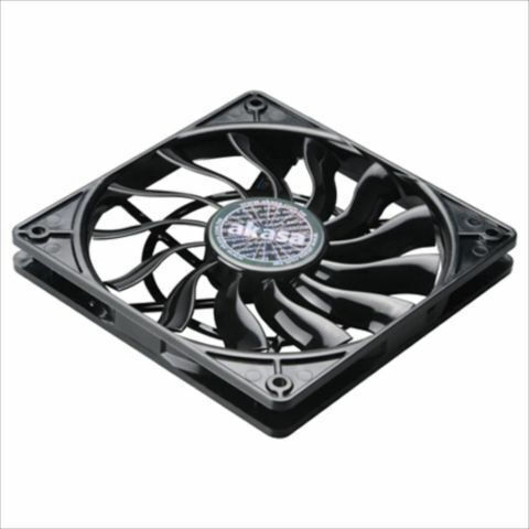Akasa Slimfan Вентилатор За Кутия 120мм (1600 Оборота / 54.55 CFM) Без Светодиодно Осветление И Свързване 4-Изводна ШИМ