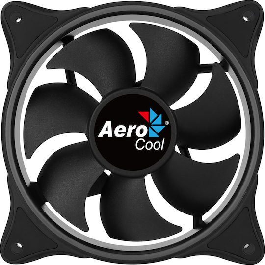 Aerocool Eclipse 12 Ventilator Pentru Carcasă 120mm (1200rpm / 32.1cfm) cu Iluminare ARGB și Conexiune 6 Pini
