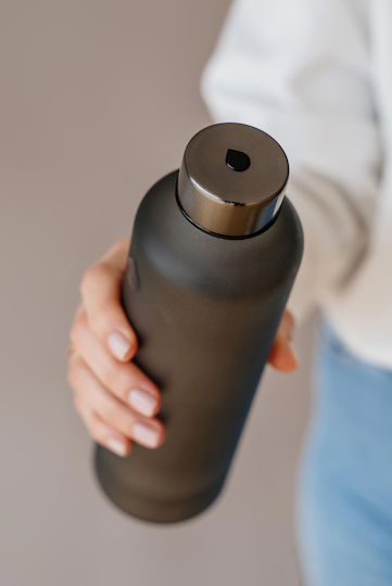 Equa Eco-friendly Glass Water Bottle with Screw Cap Mismatch Ash 750ml