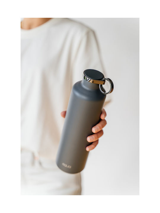 Equa Smart Wasserflasche Metallisch Mit Schraubdeckel Graue 680ml