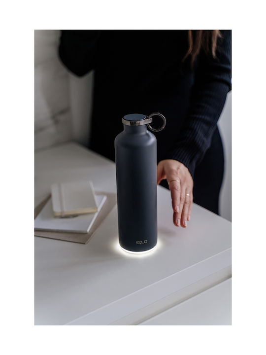 Equa Smart Wasserflasche Metallisch Mit Schraubdeckel Graue 680ml
