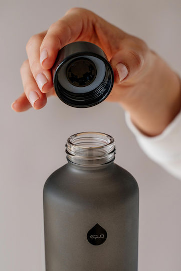 Equa Eco-friendly Glass Water Bottle with Screw Cap Mismatch Ash 750ml
