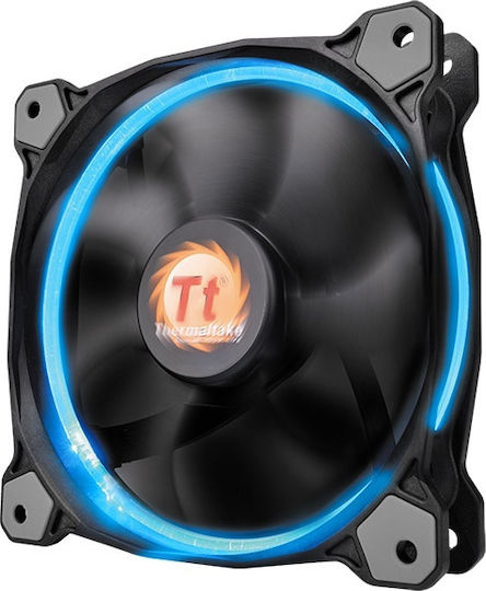 Thermaltake Riing 12 LED Case Fans 120mm (1500rpm / 40.6cfm) with RGB Lighting and 4-Pin PWM Connection 3pcs