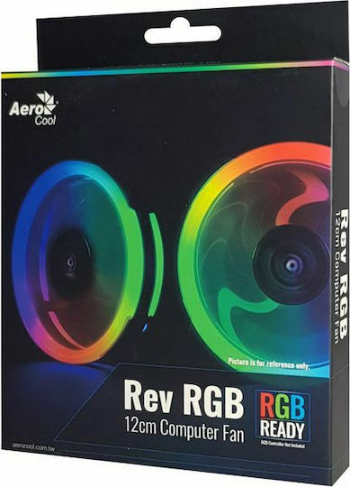 REV RGB 120mm 4-Pin Molex Case Fan