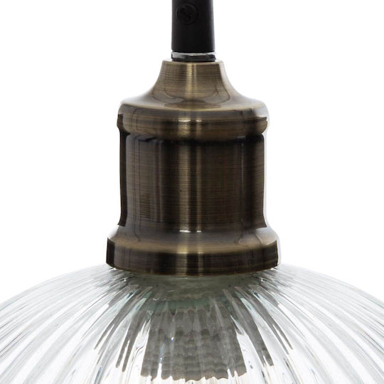 Atmosphera Laye Deckenleuchte Transparent mit Lampenbirnensockel E27 100cm