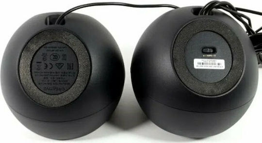 Creative Pebble V2 Ηχεία Υπολογιστή 2.0 με Ισχύ 8W σε Μαύρο Χρώμα
