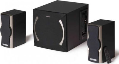 Edifier XM6BT Безжични компютърни тонколони Компютърни тонколони 2.1 с Bluetooth и мощност 48W в Черен цвят