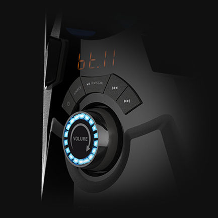 Creative SBS E2900 Безжични компютърни тонколони Компютърни тонколони 2.1 с Bluetooth и мощност 60W в Черен цвят