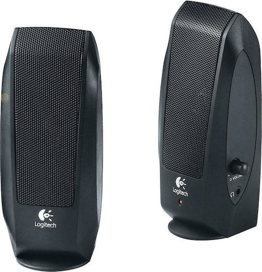 Logitech S120 Difuzoare de Calculator 2.0 cu Putere 2.3W în Negru Culoare