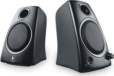 Logitech Z130 Ηχεία Υπολογιστή 2.0 με Ισχύ 5W σε Μαύρο Χρώμα