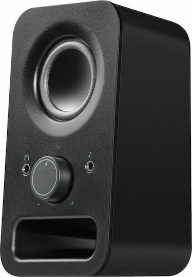 Logitech Z150 Компютърни тонколони 2.0 с мощност 3W в Черен цвят