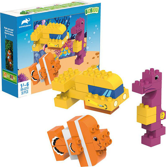 Biobuddi Blocks Animal Planet Submarine for 1.5-6 years Years 38pcs