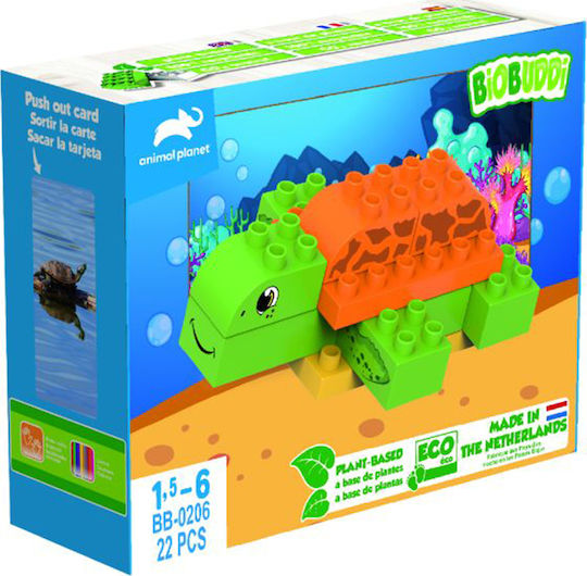Biobuddi Blocks Animal Planet Turtle for 1.5-6 years Years 22pcs