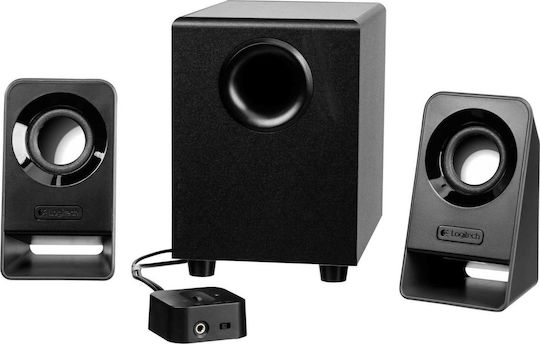 Logitech Z213 Ηχεία Υπολογιστή 2.1 με Ισχύ 7W σε Μαύρο Χρώμα