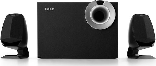 Edifier M201BT Компютърни тонколони 2.1 с Bluetooth и мощност 34W в Черен цвят