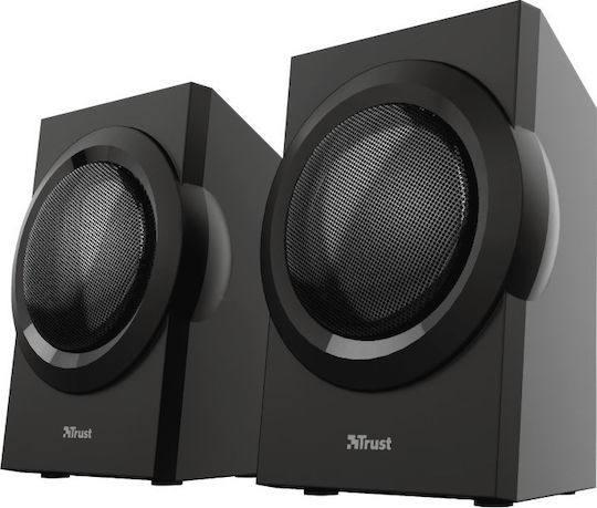 Trust Yuri 2.1 Ηχεία Υπολογιστή 2.1 με Ισχύ 60W σε Μαύρο Χρώμα