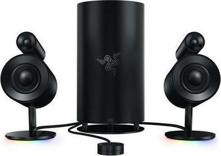 Razer Nommo Pro Ασύρματα Ηχεία Υπολογιστή 2.1 με Bluetooth και Ισχύ 210W Μαύρα