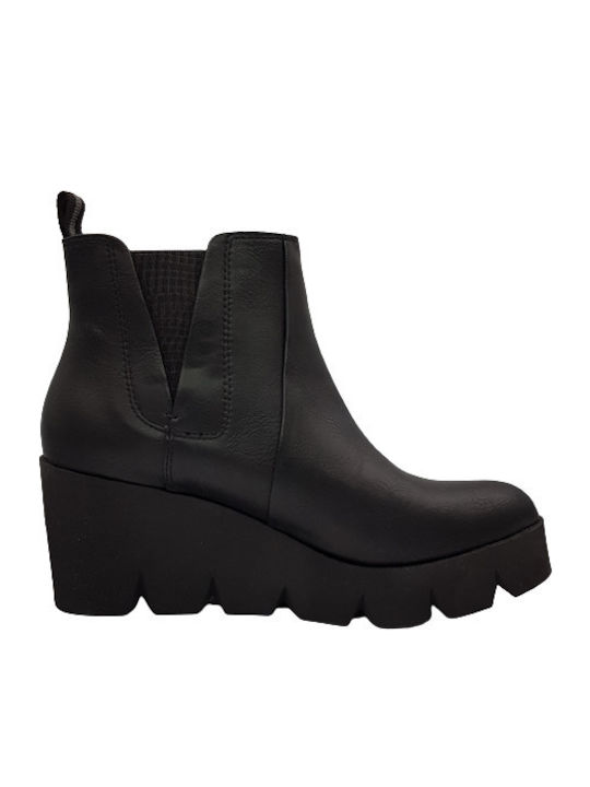 Marco Tozzi Damen Chelsea Stiefeletten Schwarz