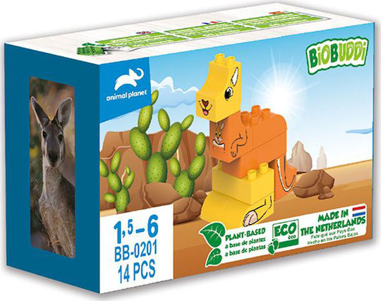 Biobuddi Blocks Animal Planet Kangaroo for 1.5-6 years Years 14pcs