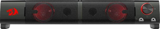 Redragon Orpheus GS550 Ηχεία Υπολογιστή 2.0 με Ισχύ 6W σε Μαύρο Χρώμα