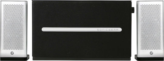 Sonic Gear S7S Ασύρματα Ηχεία Υπολογιστή 2.1 με Bluetooth και Ισχύ 20W Λευκά
