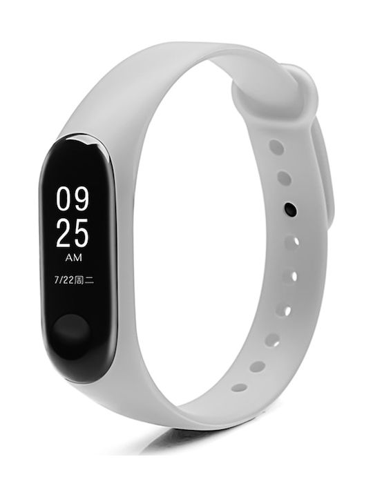 Λουράκι Σιλικόνης Γκρι (Mi Band 3/Mi Smart Band 4)