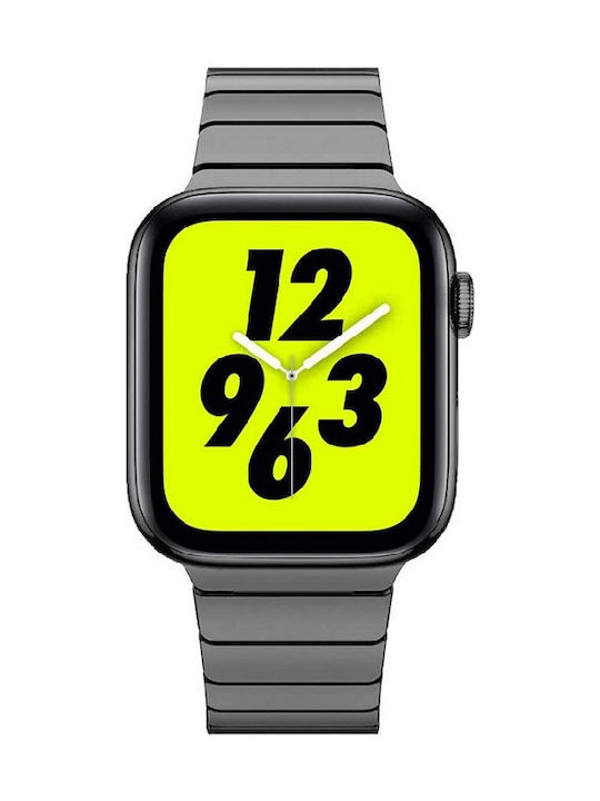 Tech-Protect Linkband Λουράκι Ανοξείδωτο Ατσάλι Μαύρο (Apple Watch 44/45/46mm/Ultra 49mm)