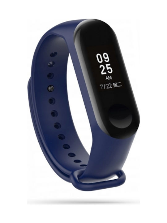 Sport Smooth Band Λουράκι Σιλικόνης Navy Μπλε (Mi Band 3/Mi Smart Band 4)