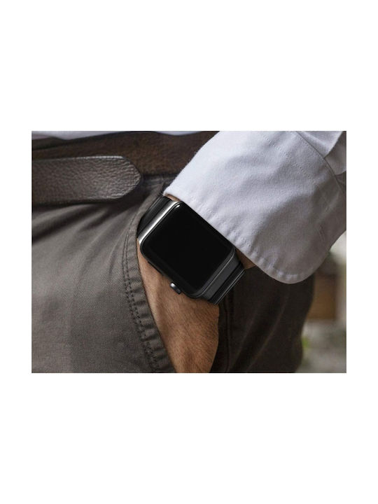 Tech-Protect Linkband Λουράκι Ανοξείδωτο Ατσάλι Μαύρο (Apple Watch 44/45/46mm/Ultra 49mm)