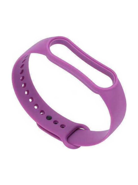 Mi Band 5 Λουράκι Σιλικόνης Μωβ (Mi Smart Band 5/Mi Smart Band 6)