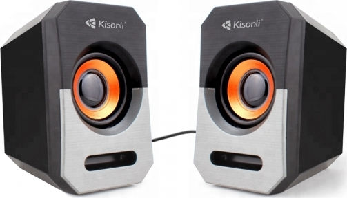 Kisonli А606 2.0 Speakers 6W Black