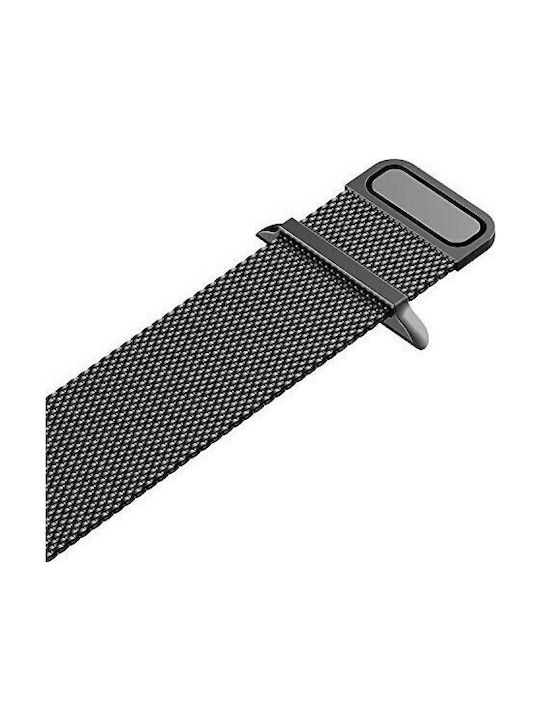 Tactical Milanese Loop Strap Stainless Steel Black (Apple Watch 38/40/41mm)