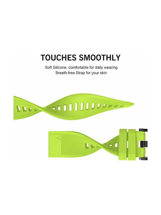 Smooth Armband Silikon Grün (Fenix 3 / 5X / 5X Plus / 6X / 6X Pro / 7X / 7X Pro / 8 (51mm))