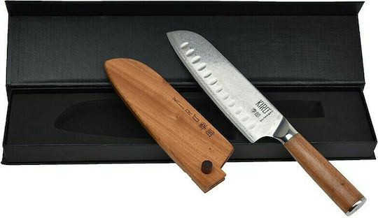 Kiro Kasai Μαχαίρι Santoku από Δαμασκηνό Ατσάλι 18cm