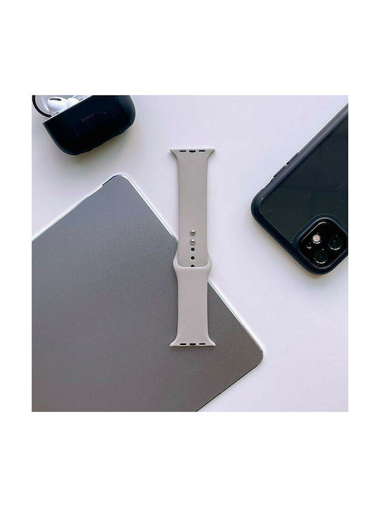 Tech-Protect Iconband Λουράκι Σιλικόνης με Pin Γκρι (Apple Watch 44/45/46mm/Ultra 49mm)