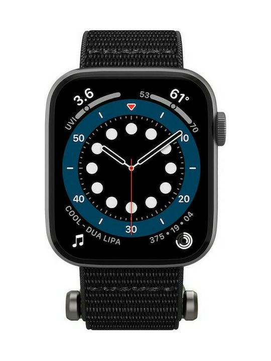 Spigen Durapro Flex Λουράκι Υφασμάτινο Μαύρο (Apple Watch 44/45/46mm/Ultra 49mm)