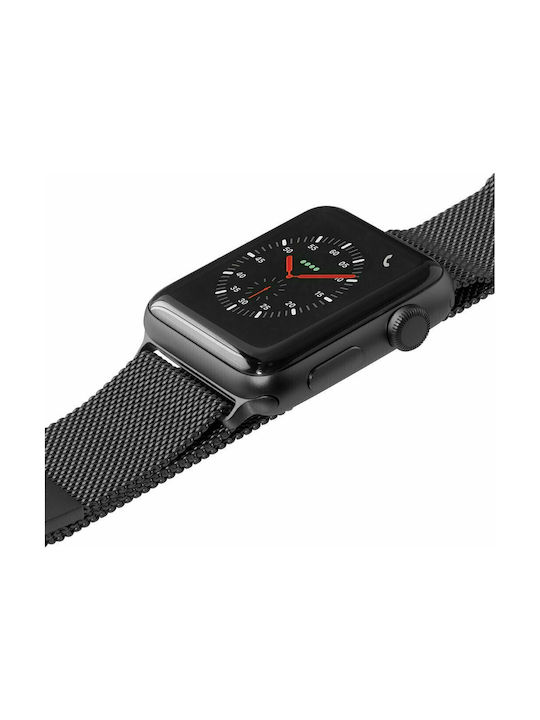 Laut Steel Loop Armband Rostfreier Stahl Black (Apple (Apple Watch 44/45/46mm/Ultra 49mm) LAUT_AWL_ST_BK