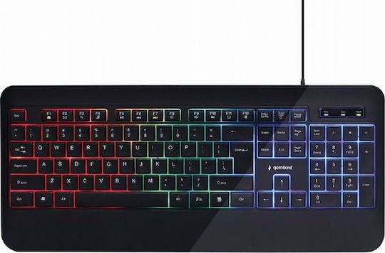 Gembird KB-UML-03 Gaming Keyboard with RGB lighting (English US)