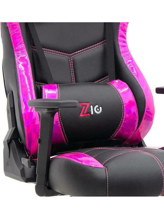 Megapap ZIO Gaming Pro Horografik Καρέκλα Gaming Δερματίνης με Ρυθμιζόμενα Μπράτσα μωβ - μαύρο