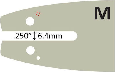 Nakayama 0291033004 Kettensägeblatt & Kette Set 25cm (10") mit Schritt 1/4", Führungsschienenstärke .050"-1.3mm & Anzahl der Treiber 58Translate to language 'German' the following specification unit for an e-commerce site in the category 'Chainsaw Chains '. Reply with translation only. E