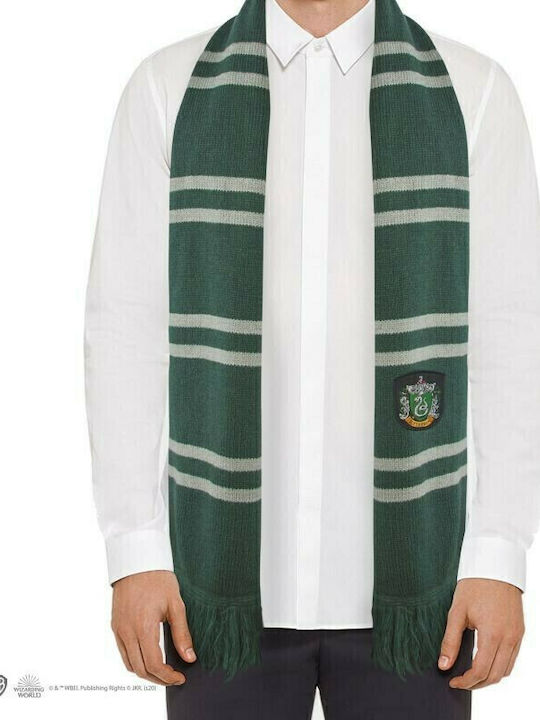 Kids Knitted Scarf Harry Potter Slytherin Green