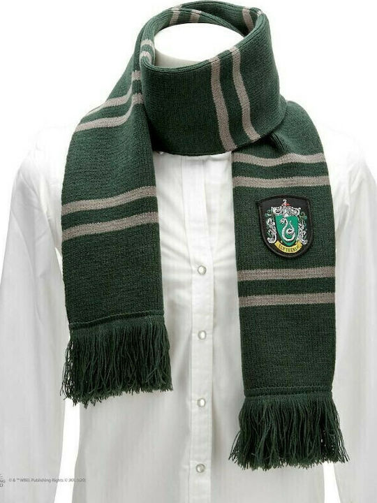 Kids Knitted Scarf Harry Potter Slytherin Green