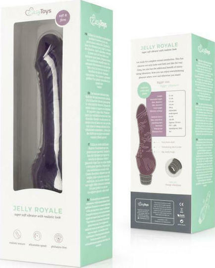 Easytoys Jelly Royale Ρεαλιστικός Δονητής Realistic Vibrator 21cm Purple
