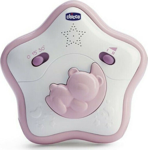 Chicco Bar Light Toy for Cot with Music First Dreams 2 In 1 Rainbow Sky Pink